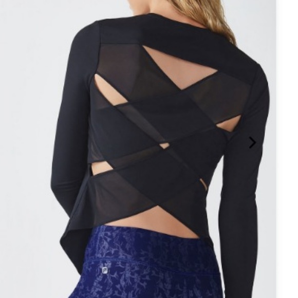 Fabletics Tops - NWT Fabletics "Sasha" Sexy Cross-Back Top (S)